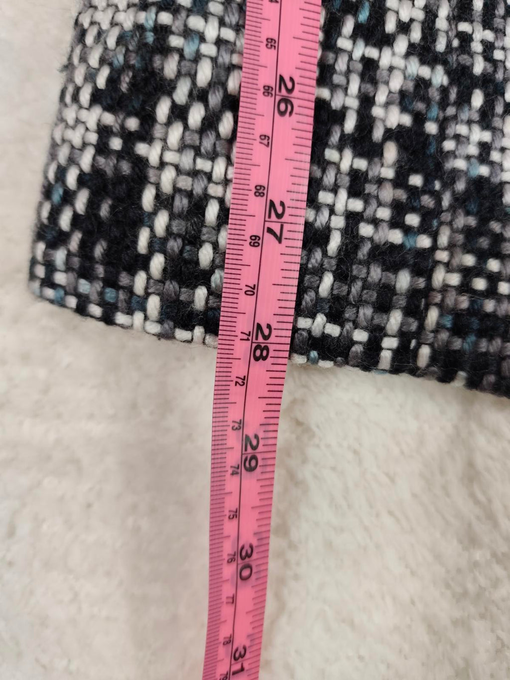 Oasis London Tweed Belted Jacket Size S