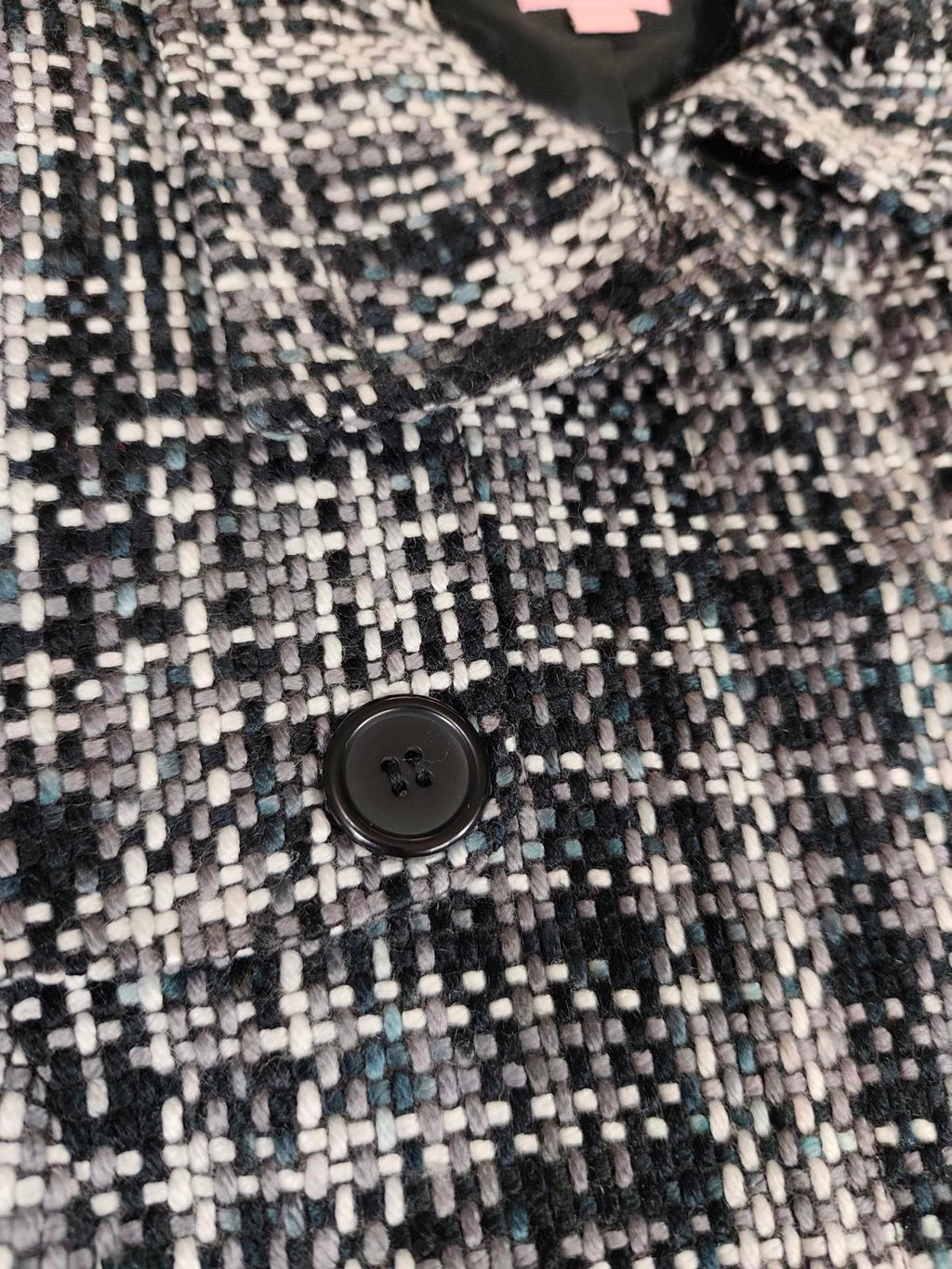 Oasis London Tweed Belted Jacket Size S