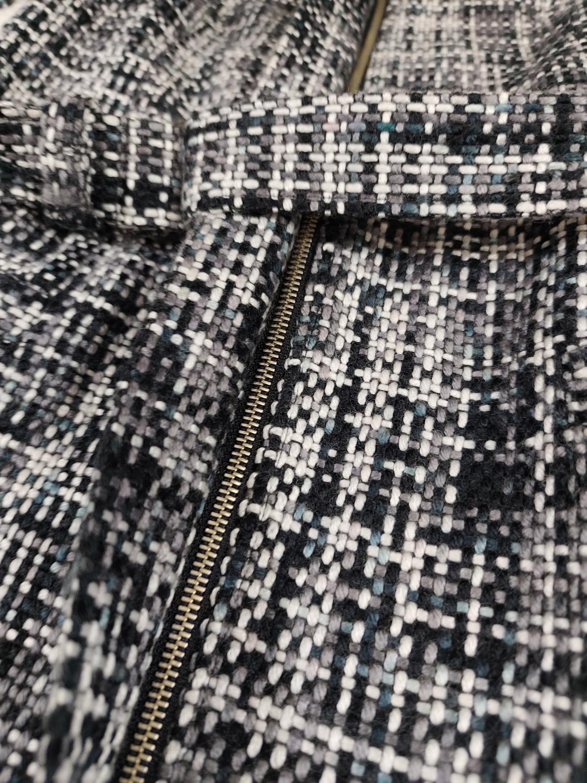 Oasis London Tweed Belted Jacket Size S