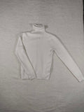 SHEIN White Turtleneck Knit Jumper Size L
