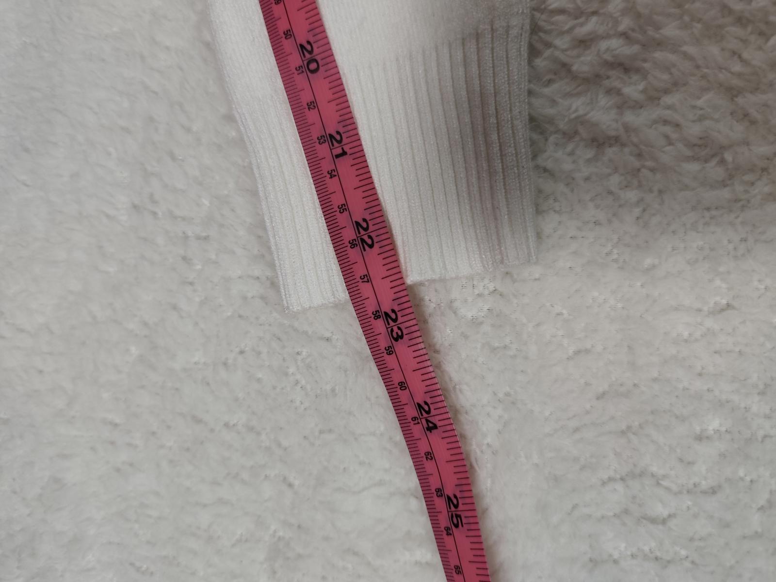 SHEIN White Turtleneck Knit Jumper Size L