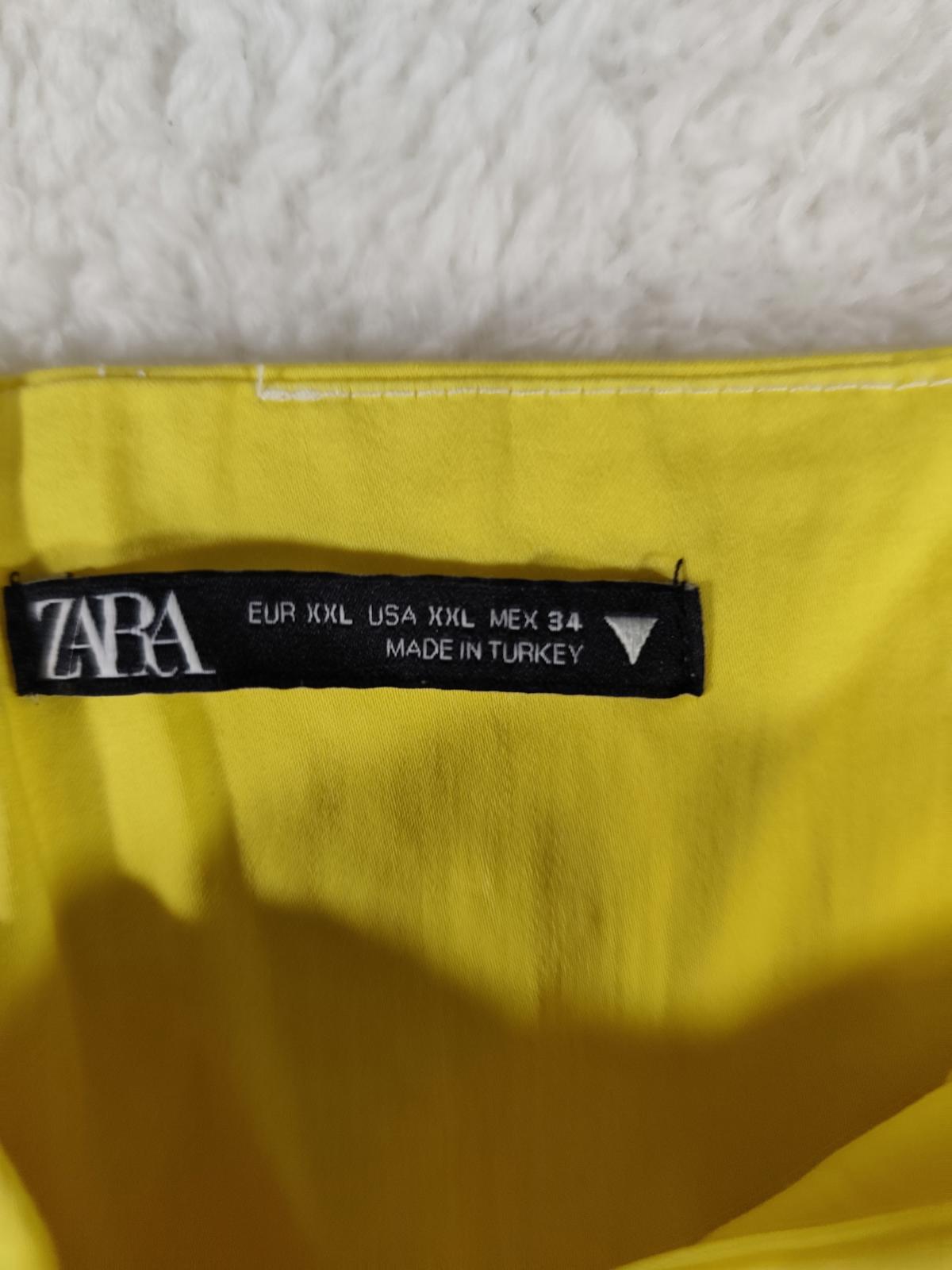 Zara Yellow Bustier Balloon Playsuit XXL