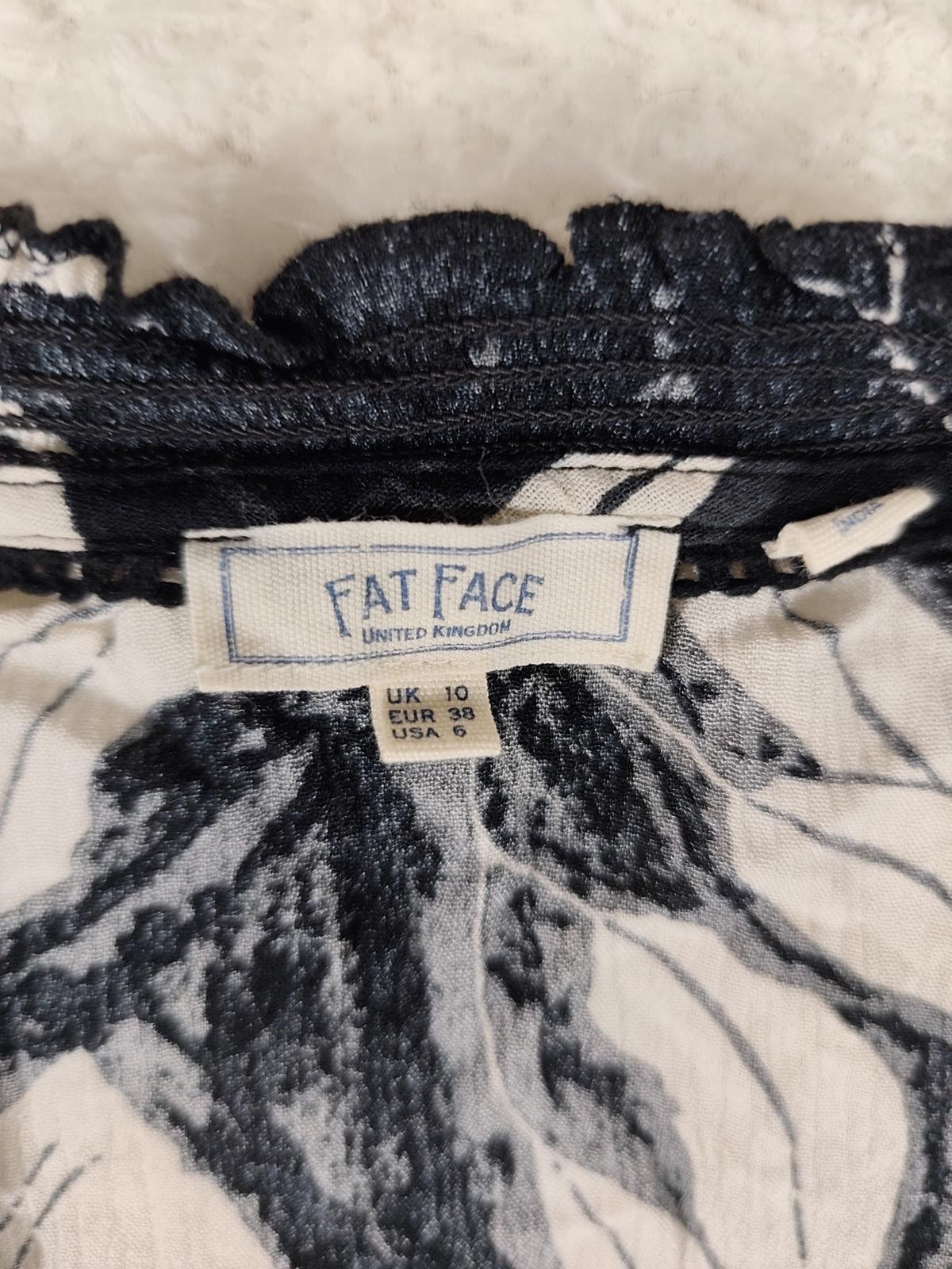 Fat Face Floral Long Sleeve Tunic Dress Size UK 10