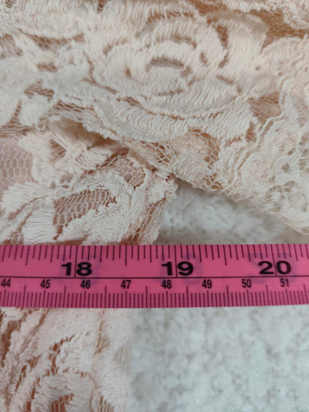 Mango Suit Lace Blouse Pink Size M