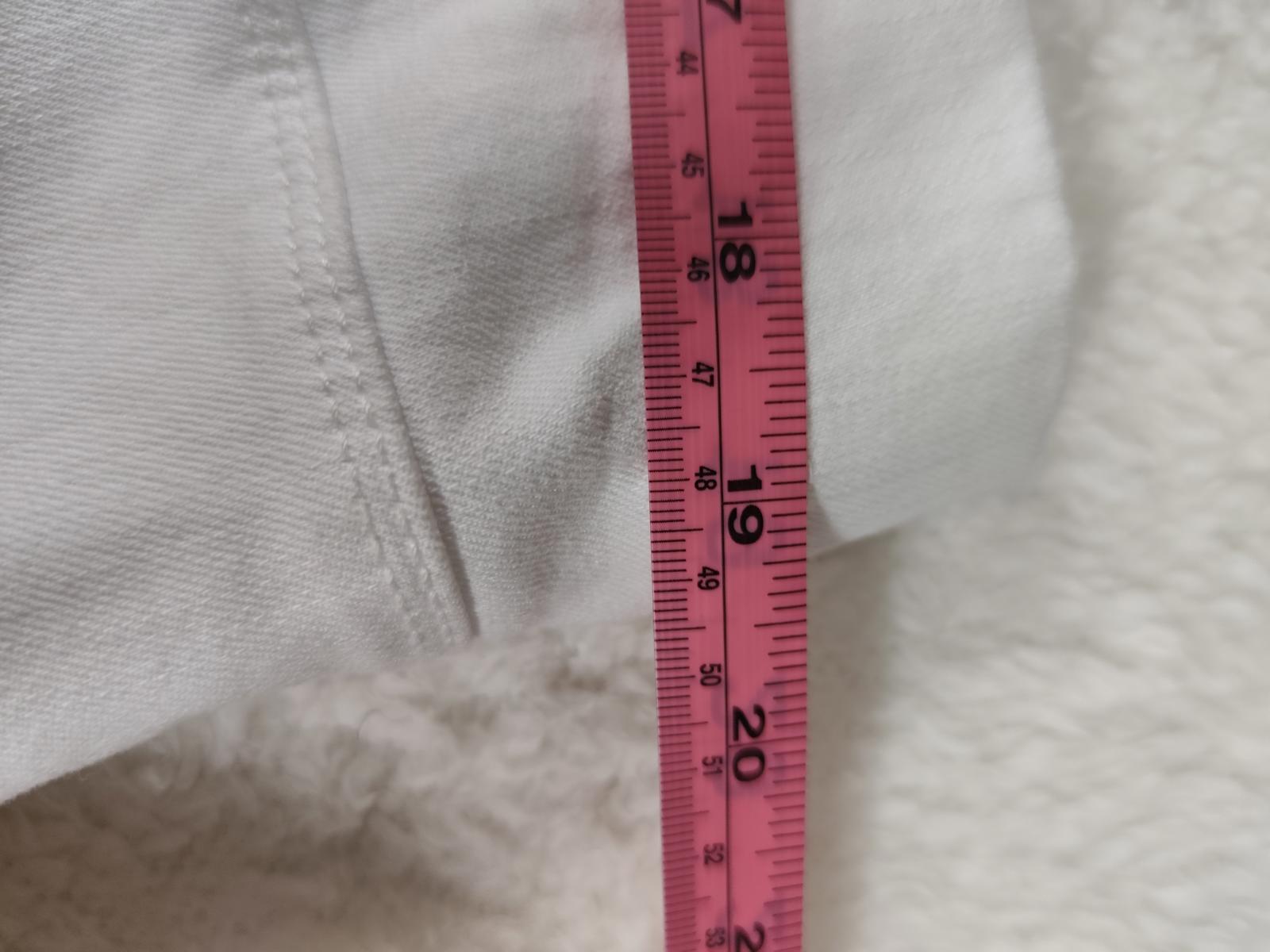 George Erin White Crop High Waisted Jeggings Size 20