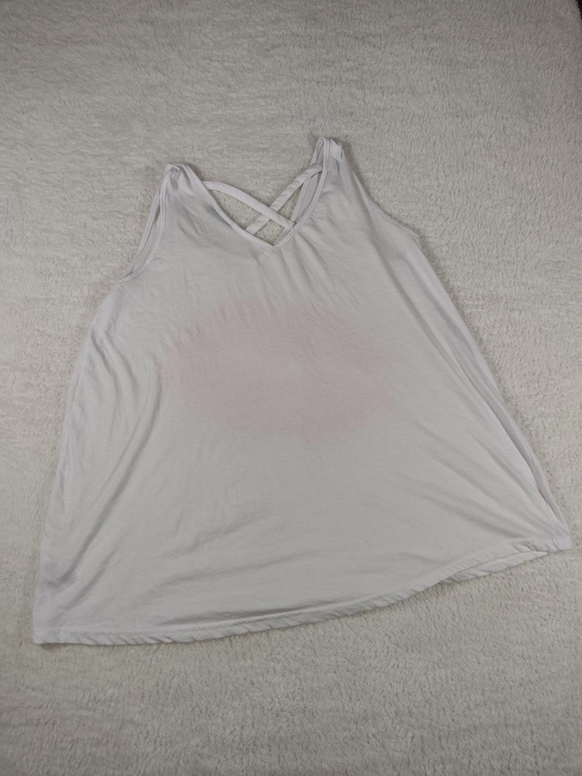 Yours White Lips Print Sleeveless Top UK 22-24