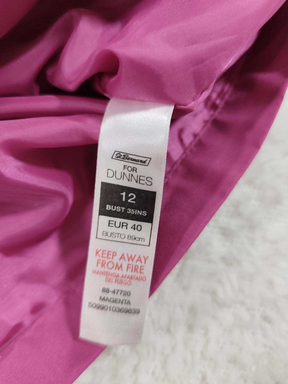 St. Bernard for Dunnes Pink Hooded Jacket Size 12